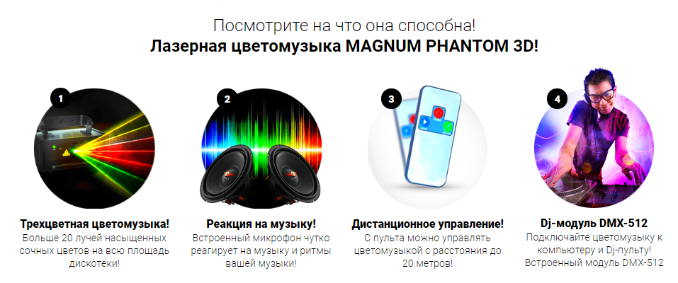 Мощный лазер для дискотек - купить лазерный проектор