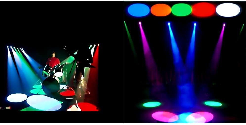 Светодиодный софит прожектор, RGB свет, РГБ лампа, RGB подсветки
