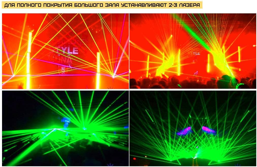 Лазерная установка для дискотек