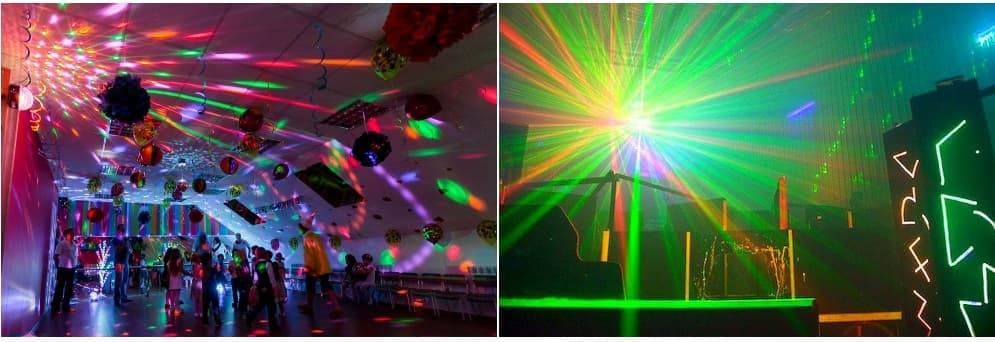 Лазерная цветомузыка