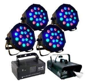 Комплект прожекторов Rgb и лазеров для дискотек